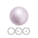 Preciosa 1/2 Drilled Crystal Nacre Pearl - Round 04MM LAVENDER