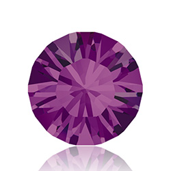 Swarovski Crystal Point Back XILION Foiled Chaton - PP10 AMETHYST