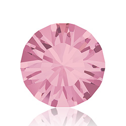 Swarovski Crystal Point Back XILION Foiled Chaton - PP09 LIGHT ROSE