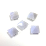 Gemstone Cabochon - Square Pyramid Top 06x6MM BLUE LACE AGATE