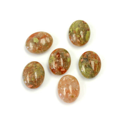 Gemstone Cabochon - Oval 10x8MM CHINESE UNIKITE