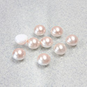 Preciosa Crystal Nacre Pearl Cabochon - Round 05MM ROSALINE 77800