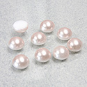 Preciosa Crystal Nacre Pearl Cabochon - Round 07MM ROSALINE