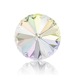 Swarovski Crystal Point Back Foiled Rivoli - 16MM CRYSTAL AB