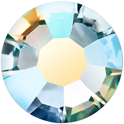 Preciosa Crystal Flat Back Hotfix MAXIMA Chaton Rose - 16SS SILVER AQUAMARINE AB