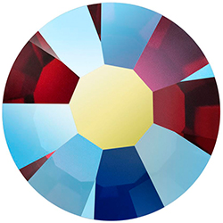 Preciosa Crystal Flat Back MAXIMA Chaton Rose - 16SS VIVID SIAM AB