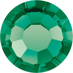 Preciosa Crystal Flat Back Hotfix MAXIMA Chaton Rose - 10SS GREEN TURMALINE