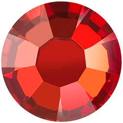 Preciosa Crystal Flat Back Hotfix MAXIMA Chaton Rose - 08SS RED FLAME

