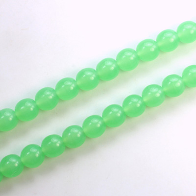 Czech Pressed Glass Bead - Smooth Round 06MM MINT