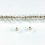 Preciosa Czech Glass Drop Seed Bead - 8/0 CRYSTAL SL 78102