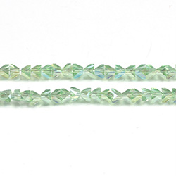 Cut Crystal Bead - V-Cut 04MM PERIDOT AB