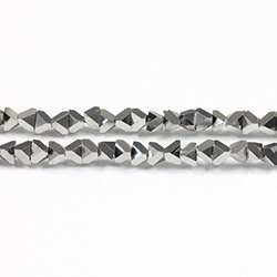 Cut Crystal Bead - V-Cut 04MM FULL COAT SILVER