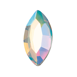 Preciosa Crystal Flat Back Fancy Stone - Navette 08x4MM CRYSTAL AB