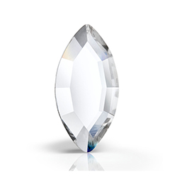 Preciosa Crystal Flat Back Fancy Stone - Navette 04x2MM CRYSTAL