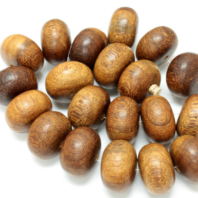 Wood Bead - Smooth Baroque Nugget 25x19MM ROBLES