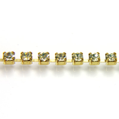 Preciosa Crystal Rhinestone Cup Chain - PP14 (SS6.5) JONQUIL-RAW