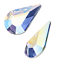 Preciosa Crystal Flat Back Fancy Stone - Pear 06x3.6MM CRYSTAL AB