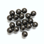 Glass No-Hole Ball - 06MM HEMATITE