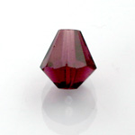 Chinese Cut Crystal Bead - Cone 06x5MM DARK AMETHYST