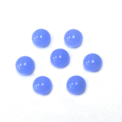 Czech Glass Medium Dome Cabochon - Round 07MM CALCEDON