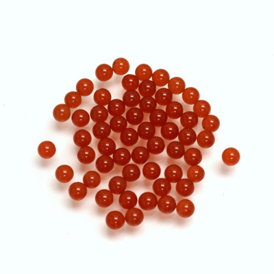 Glass No-Hole Ball - 03MM CORNELIAN