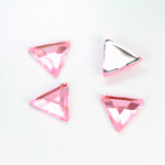 Plastic Flat Back Foiled Rose Cut Rhinestone - Triangle 13x13MM ROSE