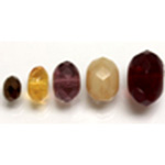 Rondelle Fire Polished Beads