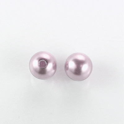 Czech Glass Pearl 1-Hole Ball - 12MM LAVENDER 70427