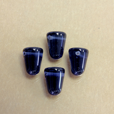 Preciosa Czech Pressed Glass Bead - GumDrop 05x10MM MONTANA SAPPHIRE