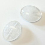 Plastic Bead - Perrier Effect Smooth Fancy Oval 23x17MM PERRIER CRYSTAL