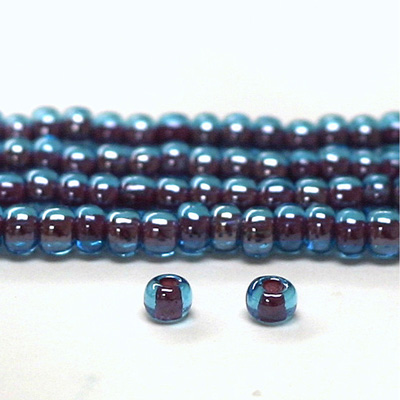 Preciosa Czech Glass Seed Bead - Round 11/0 BLUE PURPLE 61018