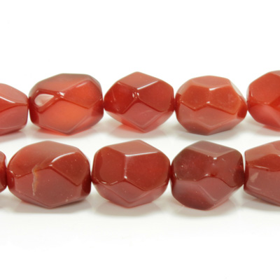 Gemstone Bead - Baroque Medium Nugget CORNELIAN  (approx. 20mm - 16mm range)