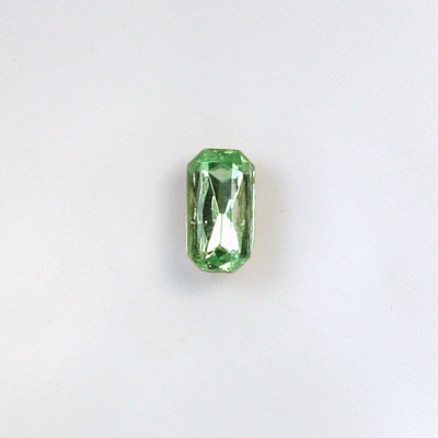 Glass Point Back Tin Table Cut (TTC) Stone - Cushion Octagon 08x4MM PERIDOT