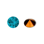 Swarovski Crystal Point Back Foiled Chaton - PP15 BLUE ZIRCON
