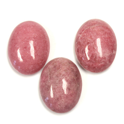 Gemstone Cabochon - Oval 20x15MM RHODONITE