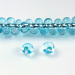 Preciosa Czech Glass Drop Seed Bead - 5/0 DYED AQUA SL 78134