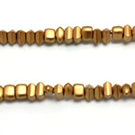 Plastic Bead - Opaque Color Irregular Chip ROMAN GOLD