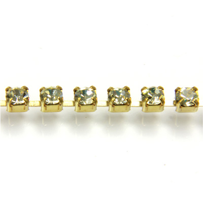 Preciosa Crystal Rhinestone Cup Chain - PP18 (SS8.5) JONQUIL-RAW