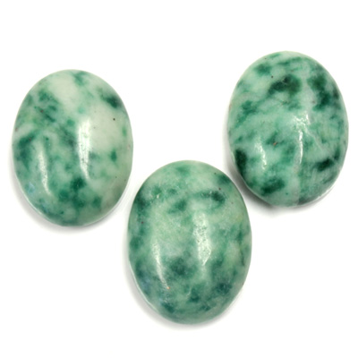 Gemstone Cabochon - Oval 20x15MM JADE ZING JIANG