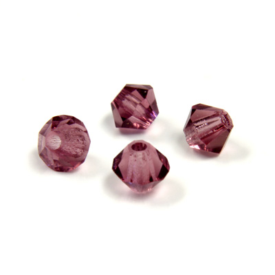 Bicone Bead 4MM AMETHYST