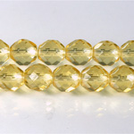 Czech Glass Fire Polish Bead - Round 10MM LT TOPAZ