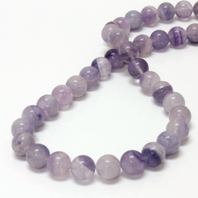 Gemstone Bead - Smooth Round 10MM FLUORITE