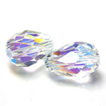 Preciosa Crystal Bead - Pear 13.5x9MM CRYSTAL AB