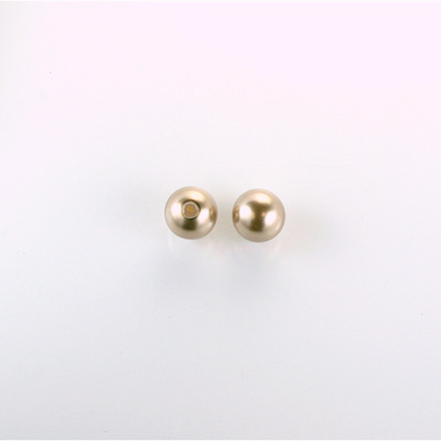 Czech Glass Pearl 1-Hole Ball - 03MM LT BROWN 70418