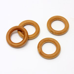 Wood Bead - Smooth Round Ring 30MM TUGAS