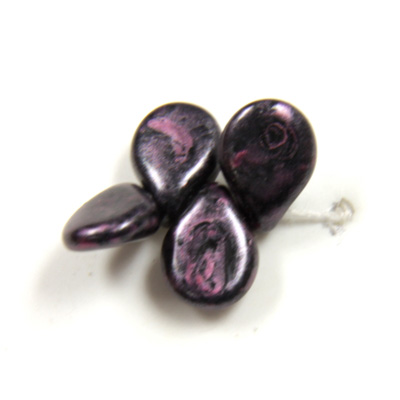 Preciosa Czech Pressed Glass Bead - Pip 5x7MM ANTIQUE PURPLE COAT