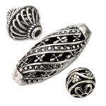 Cast Metal Beads Antique Plated