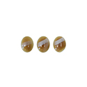 Glass Medium Dome Cabochon - Oval 10x8MM Moonlight with stripe BROWN #7193