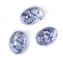 LIMITED STOCK: Glass Medium Dome Coated Cabochon - Oval 18x13MM LUSTER LILAC