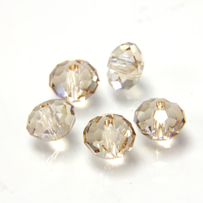 Preciosa Crystal Bead Bellatrix - Rondelle 04x6MM HONEY